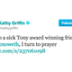 Illustration for article titled Kathy Griffin Prays for Poor, Injured Kristen Chenoweth